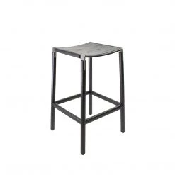 FYRN Bartlett Backless Bar Stool Charcoal Black SEATING