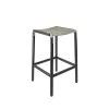 FYRN Bartlett - Charcoal Black, Matte Silver, PVT Leather, Seat Only,Stone