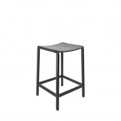 FYRN SEATING De Haro Backless Counter Stool Charcoal Black