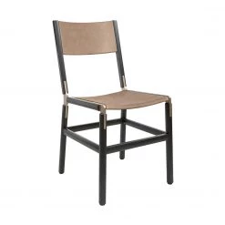 FYRN Mariposa - Charcoal Black, Copper Bronze, PVT Leather, Seat And Back, Sand SEATING