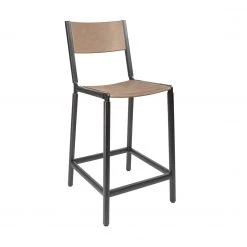 Fyrn Linden - Charcoal Black, Black, SN Leather, Seat And Back, Sand