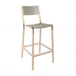 FYRN Stanyan - Maple, Copper Bronze, PVT Leather, Seat And Back, Stone SEATING