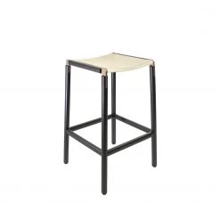 FYRN Bartlett - Charcoal Black, Copper Bronze, PVT Leather, Seat Only, Ivory SEATING