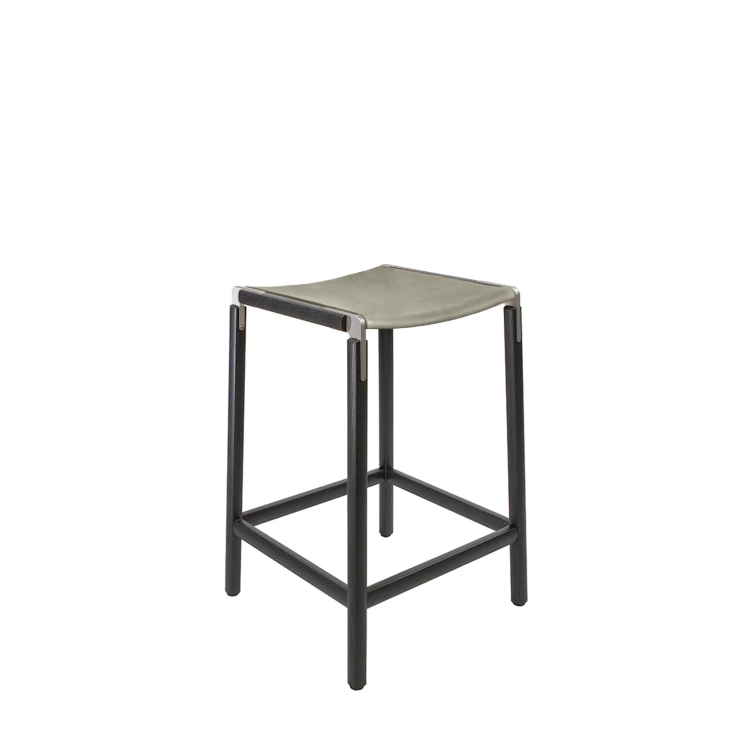 FYRN SEATING De Haro - Charcoal Black, Matte Silver, PVT Leather, Seat Only, Stone 3 FYRN SEATING De Haro - Charcoal Black, Matte Silver, PVT Leather, Seat Only, Stone