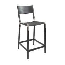 Fyrn Linden - Charcoal Black, Matte Silver, SN Leather, Seat Only, Lava