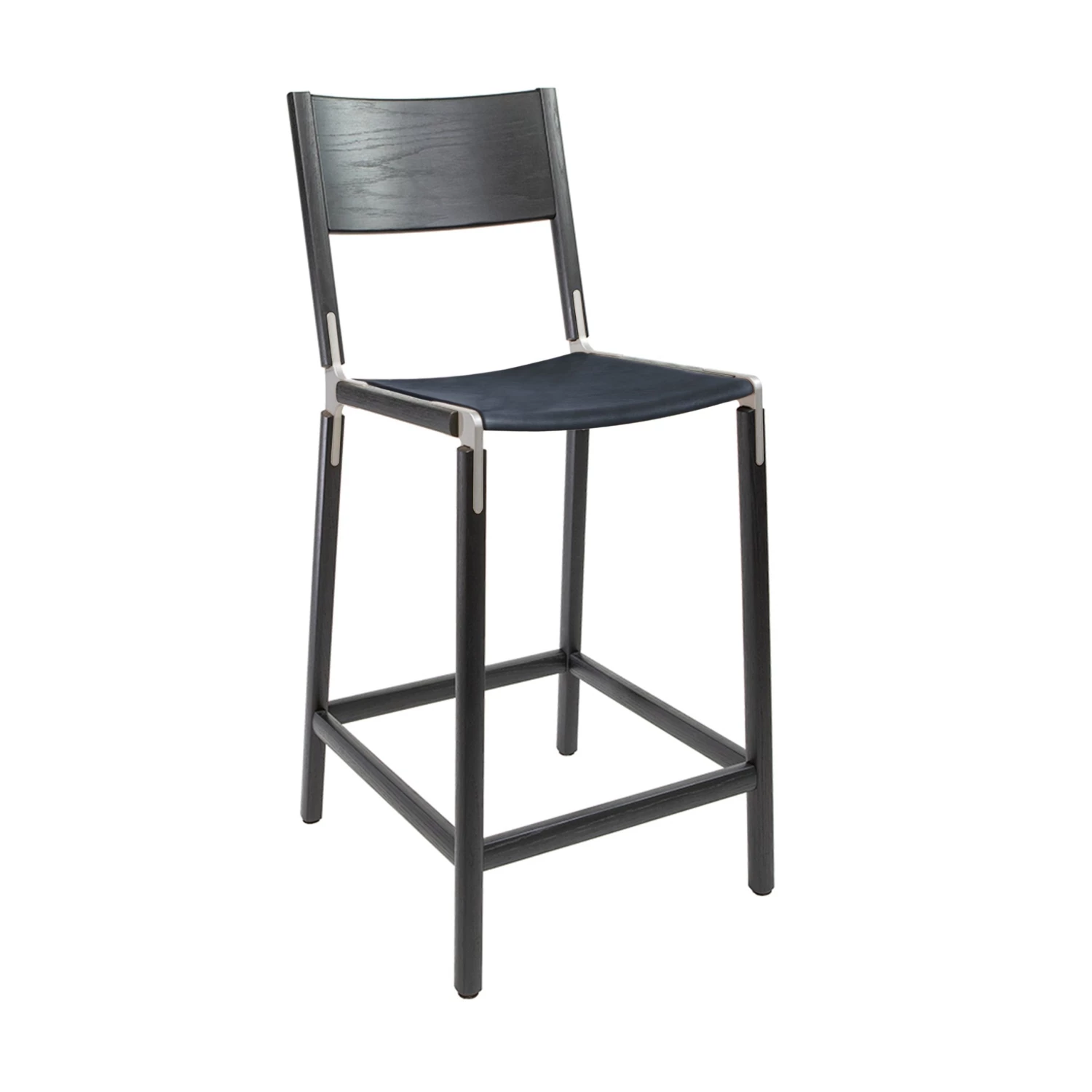 Fyrn Linden - Charcoal Black, Matte Silver, PVT Leather, Seat Only, Night 3 Fyrn Linden - Charcoal Black, Matte Silver, PVT Leather, Seat Only, Night