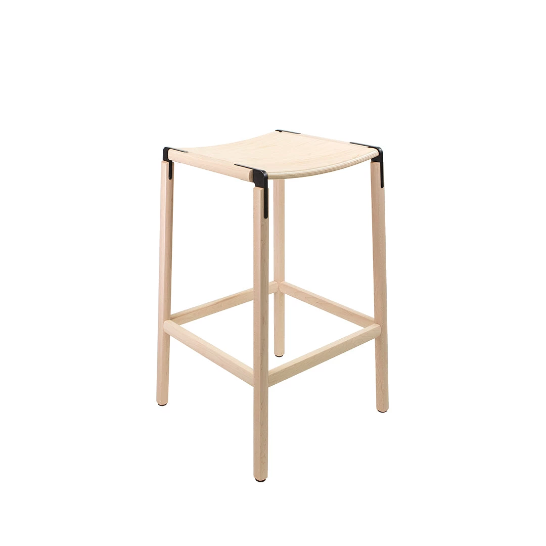 FYRN Bartlett Backless Bar Stool Maple 5 FYRN Bartlett Backless Bar Stool Maple