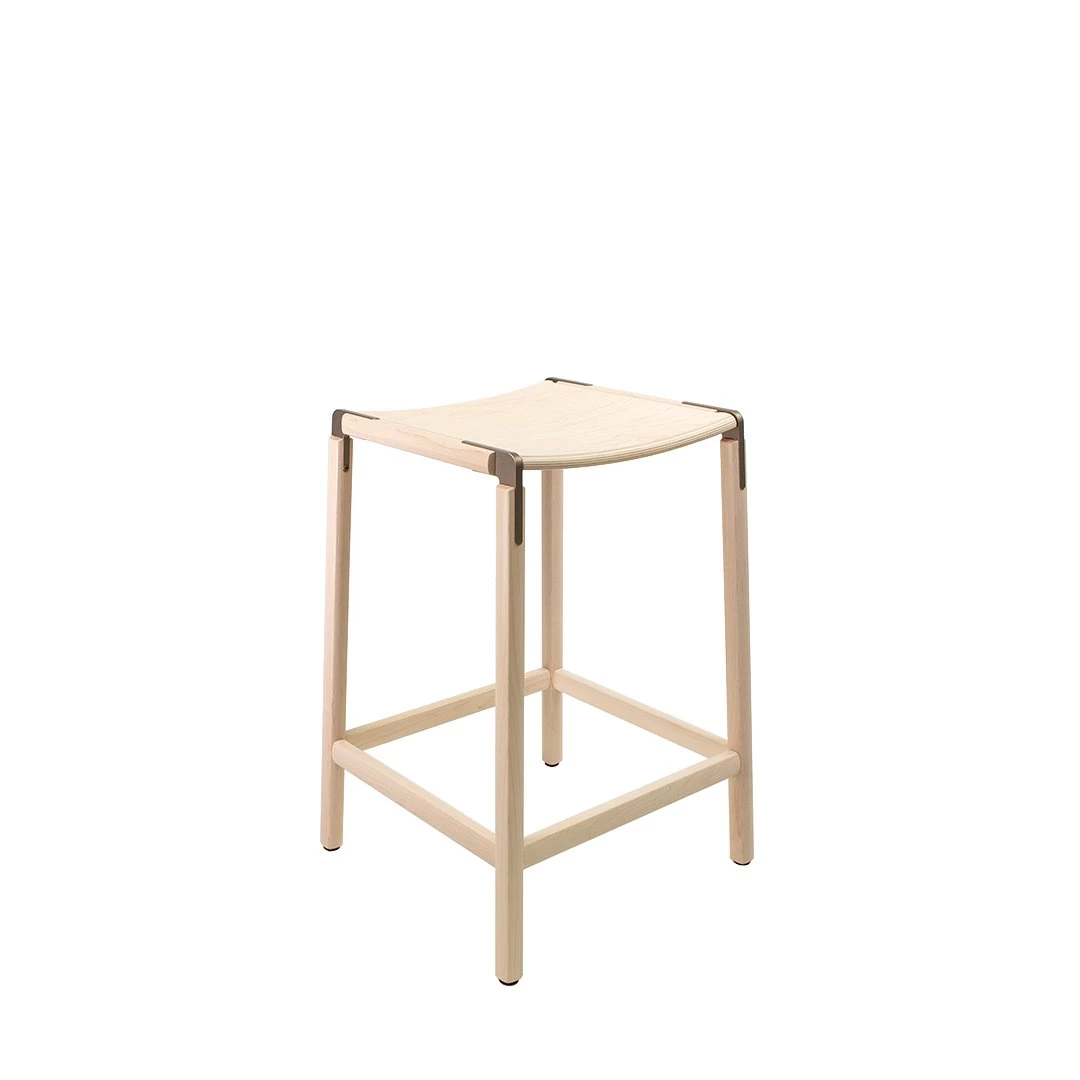 FYRN De Haro Backless Counter Stool Maple SEATING 4 FYRN De Haro Backless Counter Stool Maple SEATING