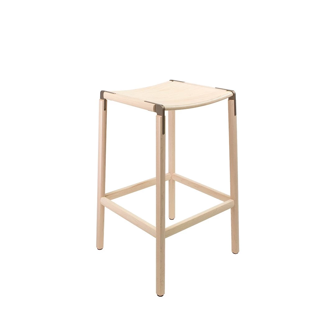 FYRN Bartlett Backless Bar Stool Maple 3 FYRN Bartlett Backless Bar Stool Maple