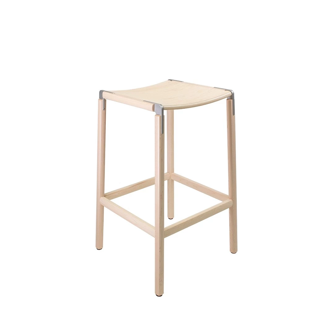 FYRN Bartlett Backless Bar Stool Maple 4 FYRN Bartlett Backless Bar Stool Maple