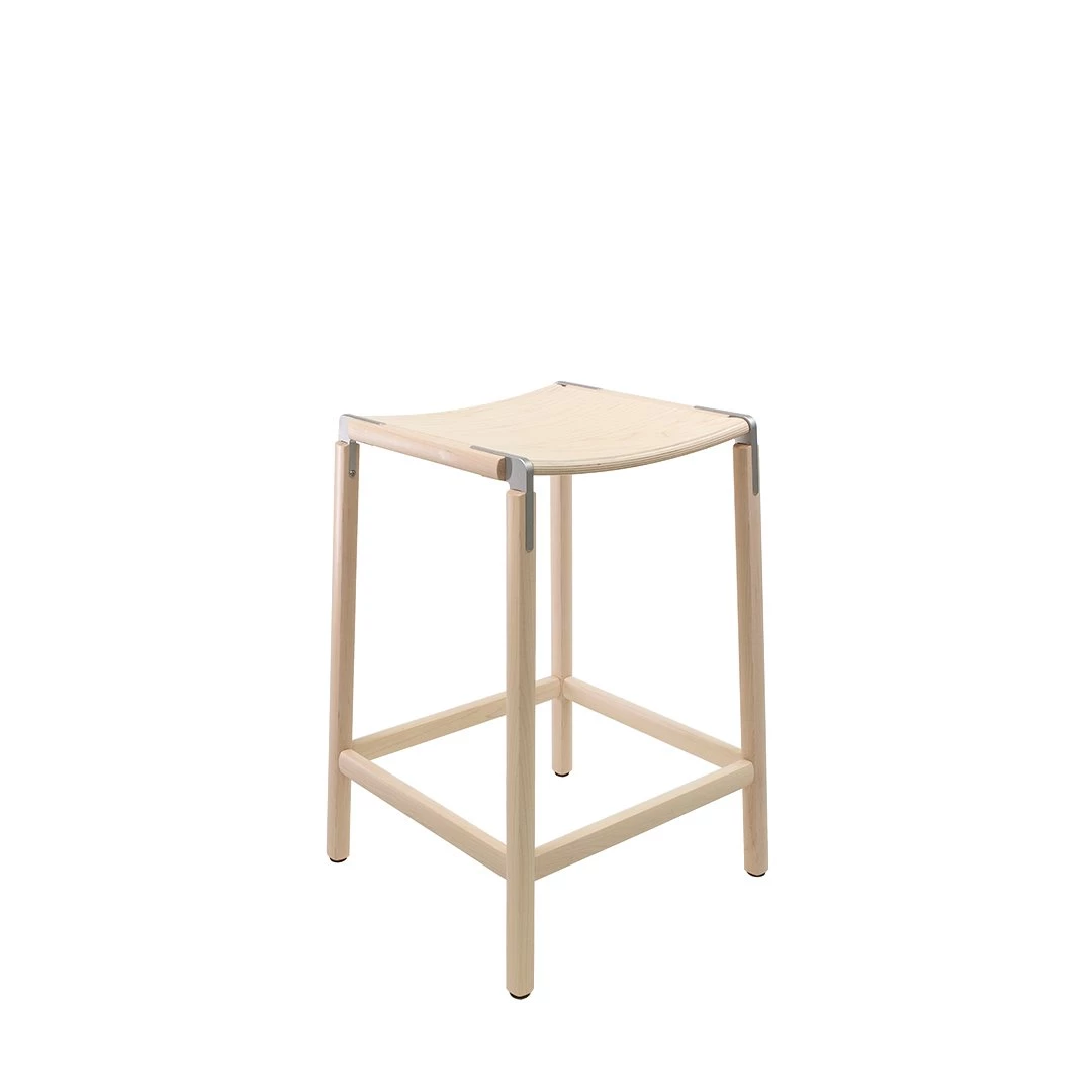 FYRN De Haro Backless Counter Stool Maple SEATING 3 FYRN De Haro Backless Counter Stool Maple SEATING