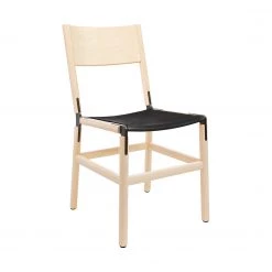 FYRN Mariposa - Maple, Black , PVT Leather, Seat Only, Coal SEATING