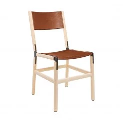 FYRN Mariposa - Maple, Black, SN Leather, Seat And Back, Rust SEATING