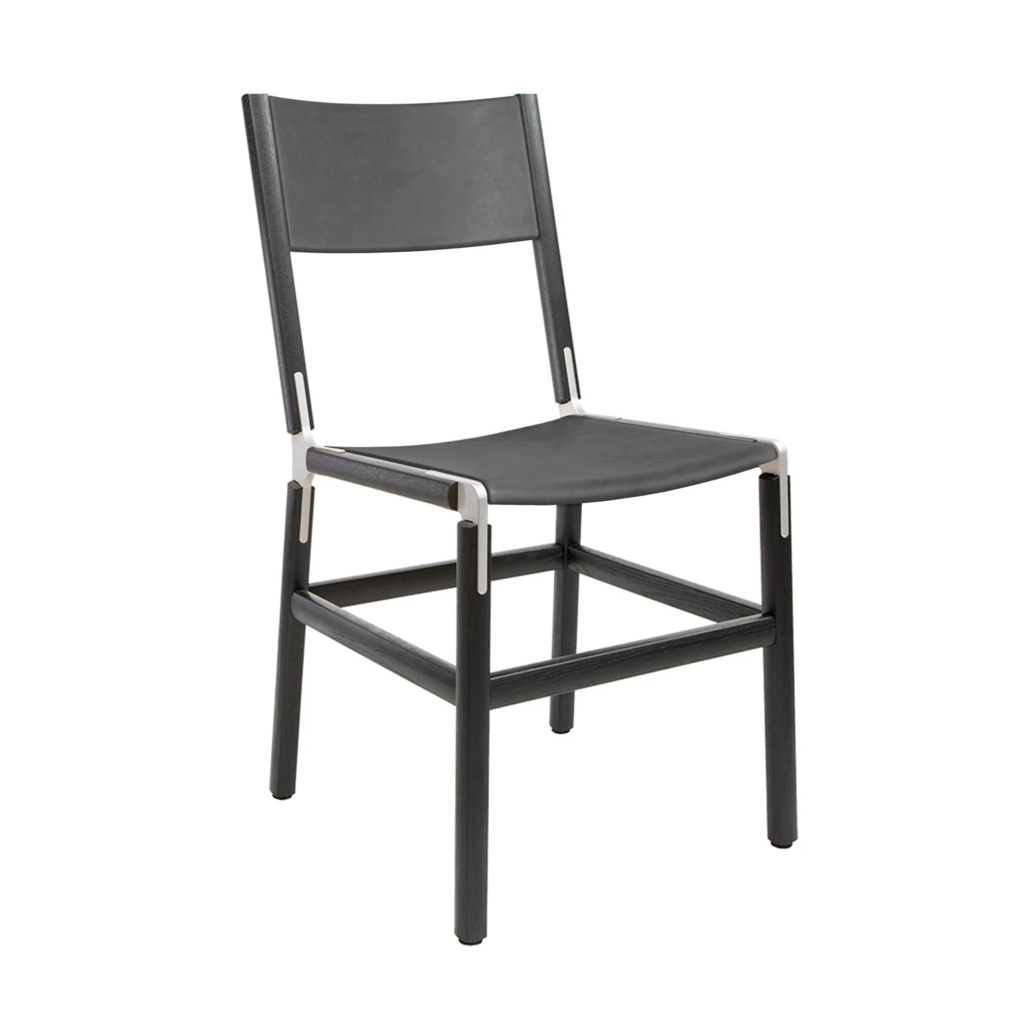 FYRN SEATING Mariposa - Charcoal Black, Matte Silver, PVT Leather, Seat And Back, Lava 3 FYRN SEATING Mariposa - Charcoal Black, Matte Silver, PVT Leather, Seat And Back, Lava