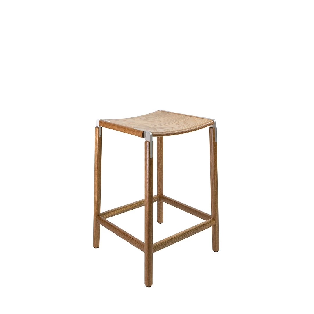FYRN De Haro Backless Counter Stool Oxidized Oak SEATING 3 FYRN De Haro Backless Counter Stool Oxidized Oak SEATING