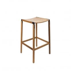 FYRN Bartlett Backless Bar Stool Oxidized Oak