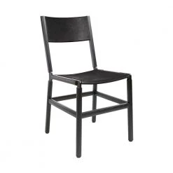 Fyrn Mariposa - Charcoal Black, Black, SN Leather, Seat And Back, Coal SEATING