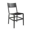 Fyrn SEATING Mariposa - Charcoal Black, Black, PVT Leather, Seat Only, Coal
