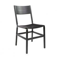 Fyrn Mariposa - Charcoal Black, Black, SN Leather, Seat Only, Coal
