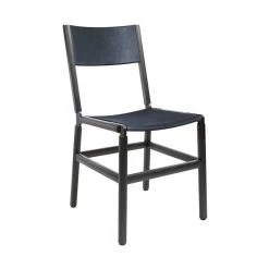 Fyrn Mariposa - Charcoal Black, Black, PVT Leather, Seat And Back, Night SEATING