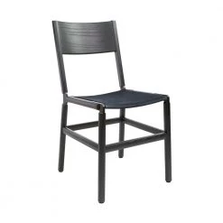 Fyrn Mariposa - Charcoal Black, Black, PVT Leather, Seat Only, Night SEATING