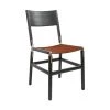 Fyrn Mariposa - Charcoal Black, Copper Bronze, PVT Leather, Seat Only, Rust