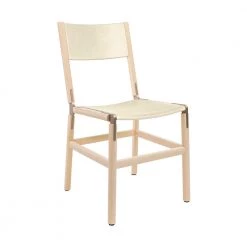 Fyrn Mariposa - Maple, Copper Bronze, SN Leather, Seat And Back, Ivory