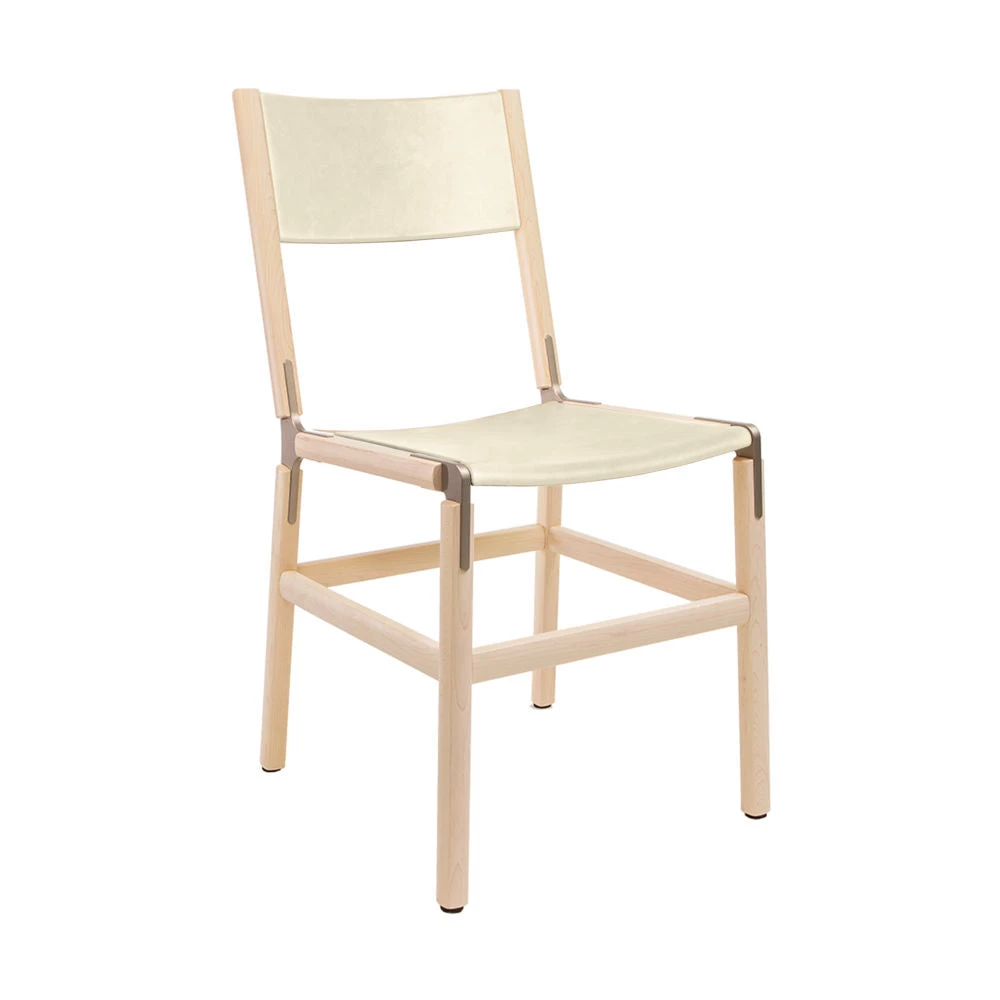 Fyrn Mariposa - Maple, Copper Bronze, SN Leather, Seat And Back, Ivory 3 Fyrn Mariposa - Maple, Copper Bronze, SN Leather, Seat And Back, Ivory