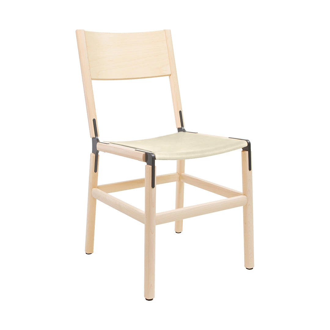 Fyrn Mariposa - Maple, Graphite, SN Leather, Seat Only, Ivory 3 Fyrn Mariposa - Maple, Graphite, SN Leather, Seat Only, Ivory