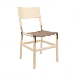 Fyrn Mariposa - Maple, Graphite, SN Leather, Seat Only, Sand SEATING