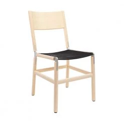 Fyrn Mariposa - Maple, Matte Silver, SN Leather, Seat Only, Coal