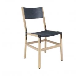 Fyrn Mariposa - Natural Oak, Black, PVT Leather, Seat & Back, Night SEATING