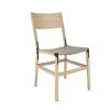 Fyrn SEATING Mariposa - Natural Oak, Black, SN Leather, Seat Only, Stone