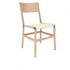 Fyrn SEATING Mariposa - Natural Oak, Copper Bronze, SN Leather, Seat Only, Ivory