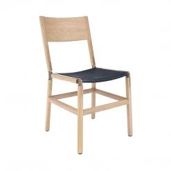Fyrn SEATING Mariposa - Natural Oak, Copper Bronze, SN Leather, Seat Only, Night