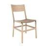Fyrn SEATING Mariposa - Natural Oak, Copper Bronze, SN Leather, Seat Only, Sand