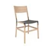 Fyrn SEATING Mariposa - Natural Oak, Graphite, PVT Leather, Seat Only, Lava