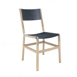 Fyrn Mariposa - Natural Oak, Matte Silver, SN Leather, Seat & Back, Night SEATING
