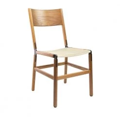 Fyrn Mariposa - Oxidized Oak, Black, SN Leather, Seat Only, Ivory