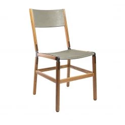 Fyrn Mariposa - Oxidized Oak, Black, SN Leather, Seat And Back, Stone SEATING