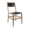 Fyrn Mariposa - Oxidized Oak, Copper Bronze, PVT Leather, Seat And Back, Coal SEATING