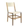 Fyrn SEATING Mariposa - Oxidized Oak, Graphite, SN Leather, Seat & Back, Ivory
