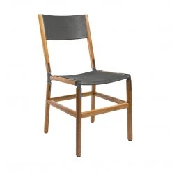 Fyrn Mariposa - Oxidized Oak, Graphite, PVT Leather, Seat & Back, Lava