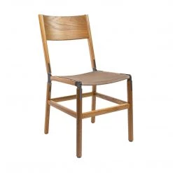 Fyrn SEATING Mariposa - Oxidized Oak, Graphite, SN Leather, Seat Only, Sand