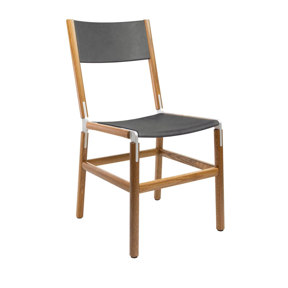 Fyrn Mariposa - Oxidized Oak, Matte Silver, PVT Leather, Seat And Back, Lava SEATING 3 Fyrn Mariposa - Oxidized Oak, Matte Silver, PVT Leather, Seat And Back, Lava SEATING