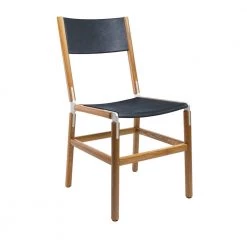 Fyrn Mariposa - Oxidized Oak, Matte Silver, SN Leather, Seat And Back, Night SEATING