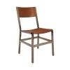 Fyrn Mariposa - Black Walnut, Black, PVT Leather, Seat & Back, Rust SEATING