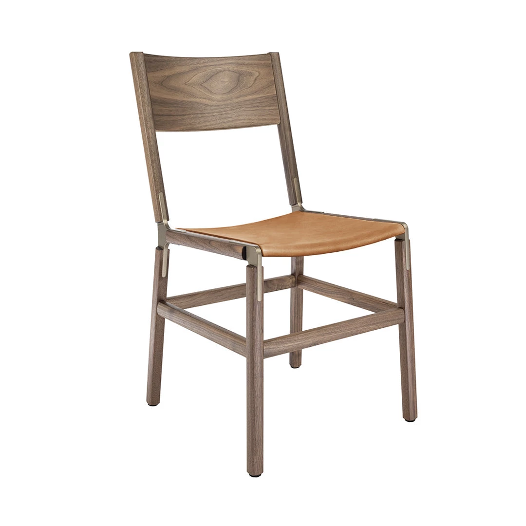 Fyrn Mariposa - Black Walnut, Copper Bronze, PVT Leather, Seat Only, Camel SEATING 3 Fyrn Mariposa - Black Walnut, Copper Bronze, PVT Leather, Seat Only, Camel SEATING