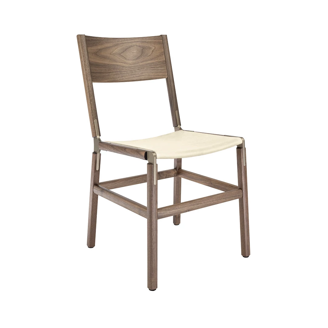 Fyrn SEATING Mariposa - Black Walnut, Copper Bronze, SN Leather, Seat Only, Ivory 3 Fyrn SEATING Mariposa - Black Walnut, Copper Bronze, SN Leather, Seat Only, Ivory