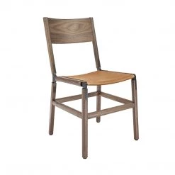 Fyrn Mariposa - Black Walnut, Graphite, PVT Leather, Seat Only, Camel SEATING